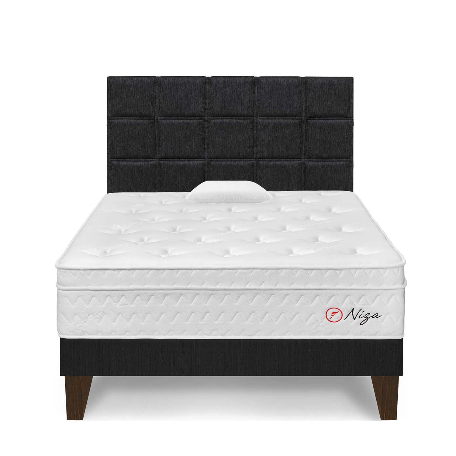 Dormitorio Europeo Niza 1.5 plazas Gris