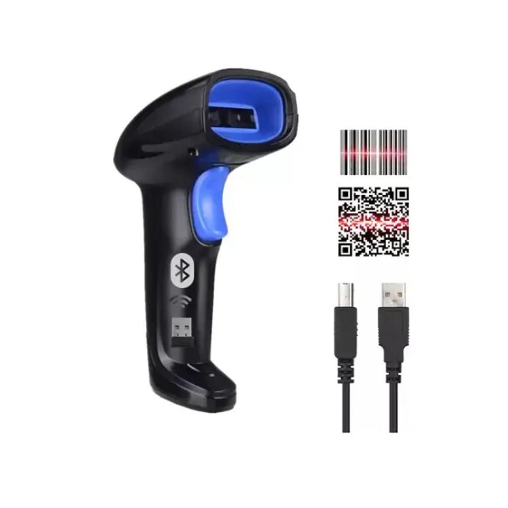 LECTOR PORTÁTIL ESCANER DE CÓDIGO DE BARRAS BLUETOOTH INALÁMBRICO 2D 1D YHD-1100DB