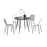 Juego de comedor Redondo Toronto con 4 sillas