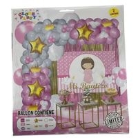 Globos Bouquet Mi Bautizo Niña