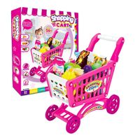 Juguete Carrito De Compras Para Niñas Accesorios 56 Piezas