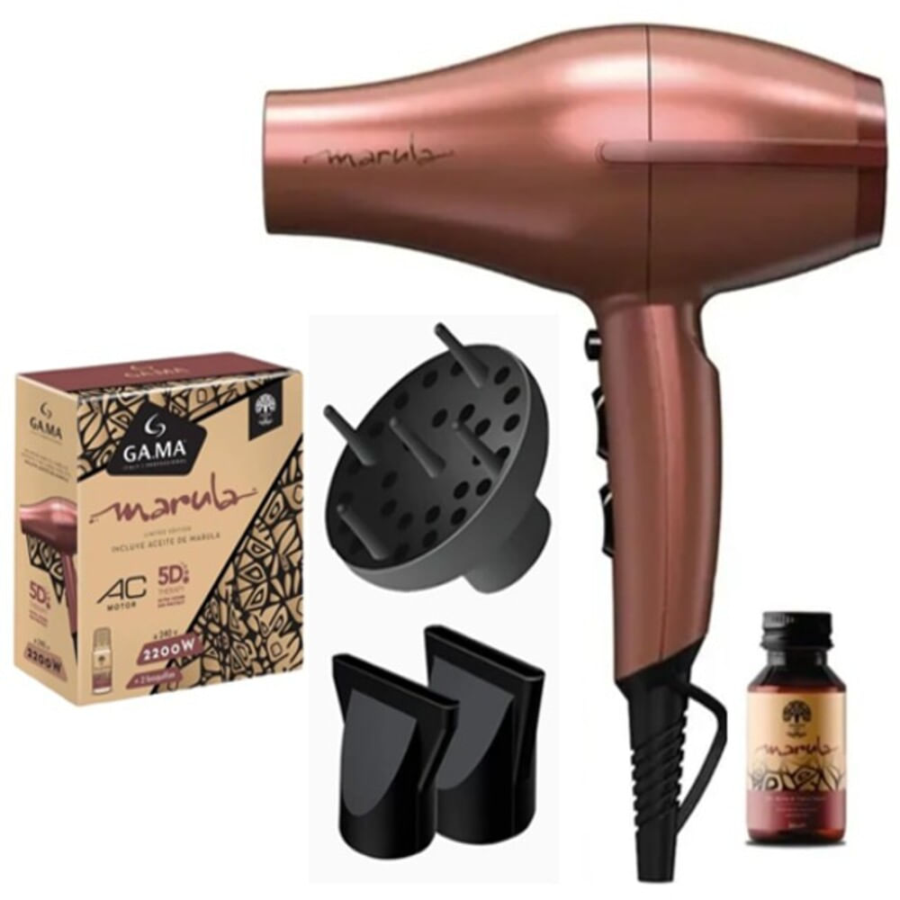 Secadora Gama Marula profesional 5D motor AC Therapy ion protect