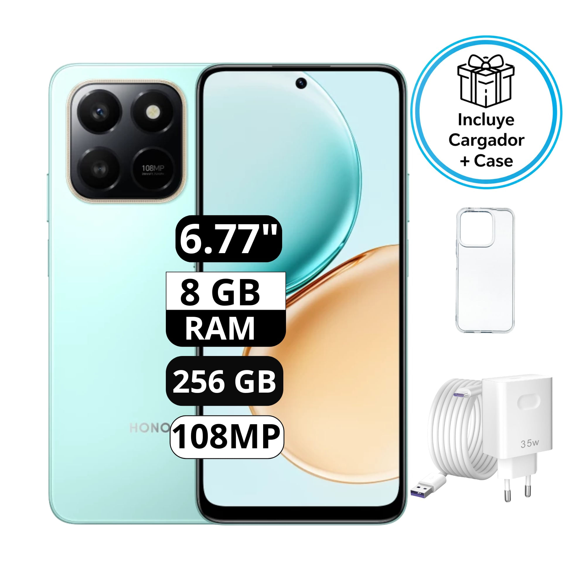 Honor X7D 8RAM 256GB Azul