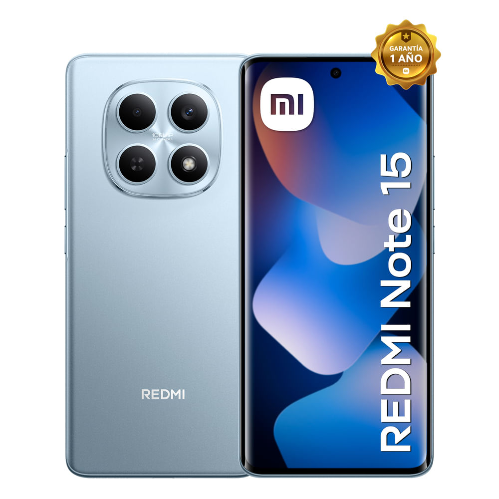 Celular 4G Redmi Note 15 256GB 8GB RAM Azul Glaciar Celular 4G Redmi Note 15 256GB 8GB RAM Azul Glaciar
