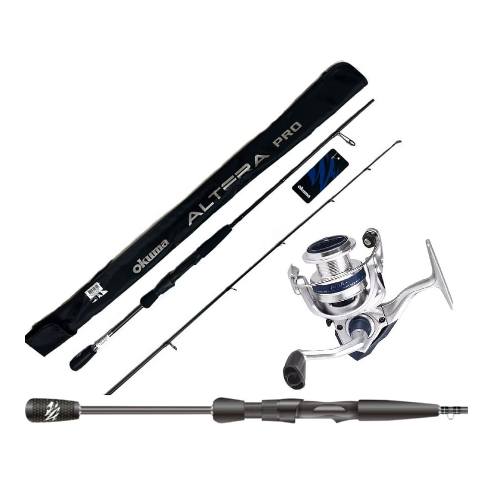 EQUIPO DE PESCA SPINNING CAÑA 2.70 M Y CARRETE 4000