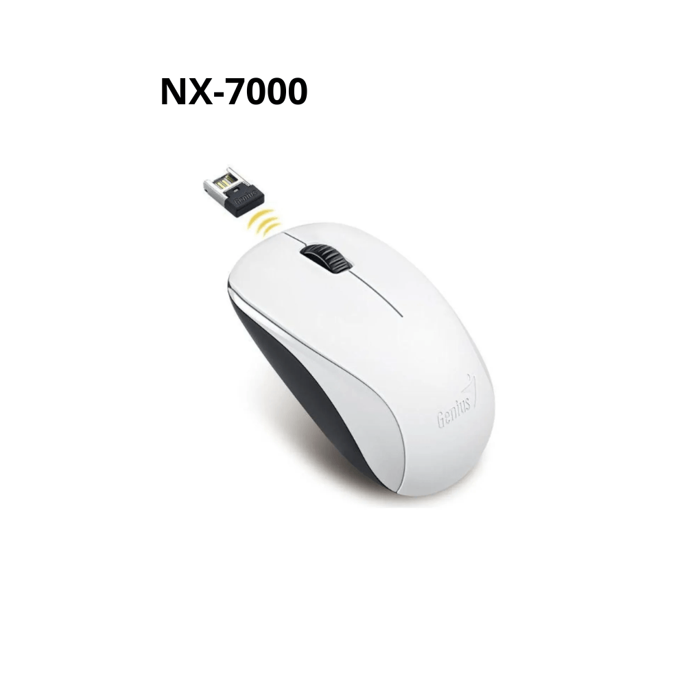 Mouse Inalámbrico Genius NX-7000 1200 DPI-Blanco