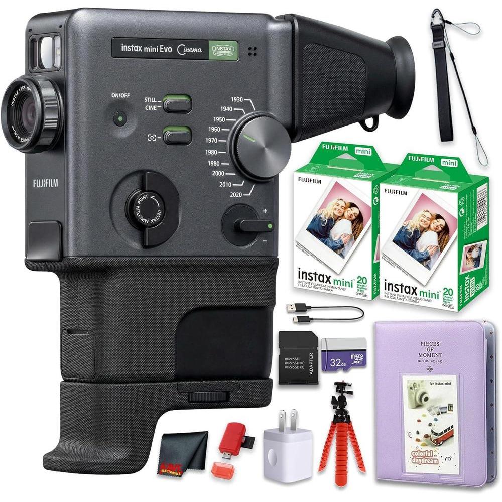 Cámara Fujifilm Instax Mini Evo Híbrida 64Ranuras