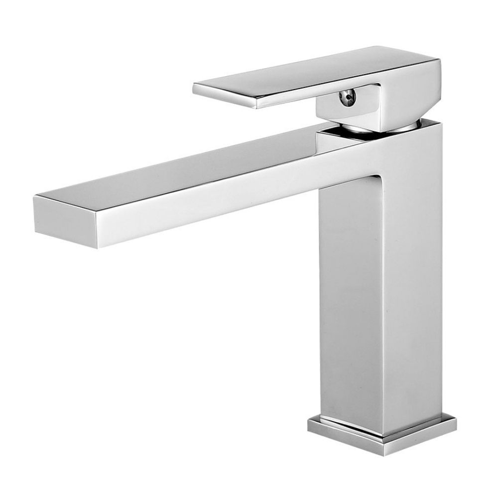 Mezcladora Monocomando de Lavatorio Vainsa Baja Modena Cromado