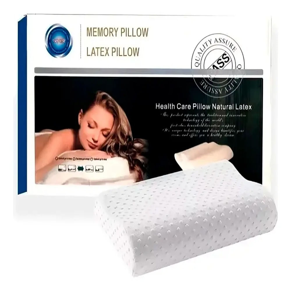 Almohada Ortopédica Cervical Memory Pillow Blanco