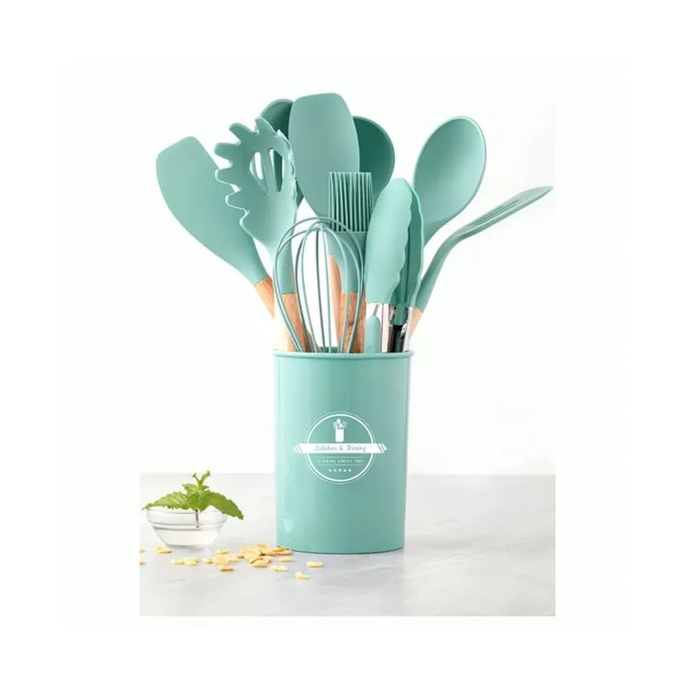 Juego De Utensilios De Cocina De Silicona De 12 Piezas