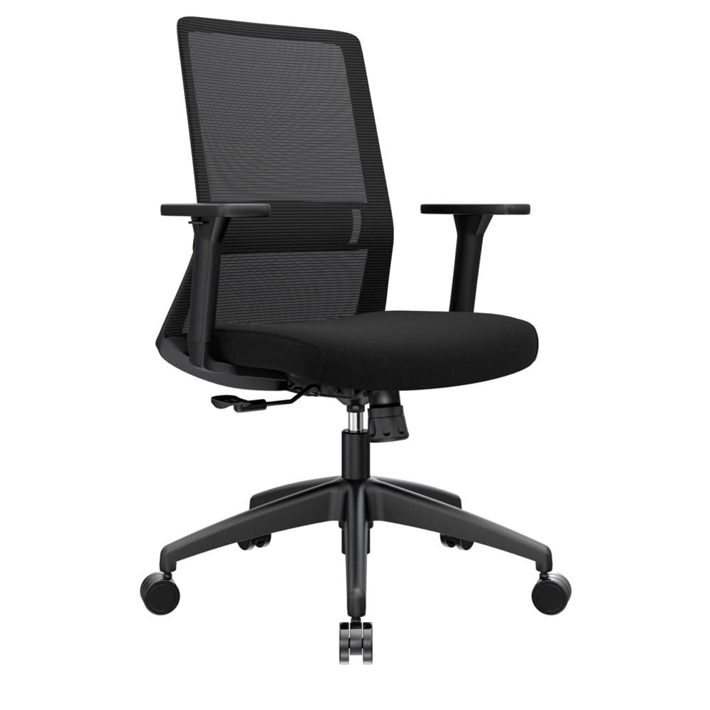 Silla Ergonómica Twist Gerente Nylon Negro PN Ofideas
