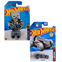 Hot Wheels 2-Pack Monopolio y Minecraft Autos a Escala Coleccionables