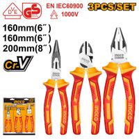 Set 3 Alicates Aislados Ingco 1000V HIKPS28318
