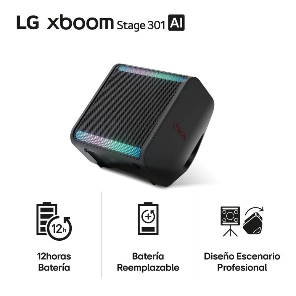 Parlante Bluetooth LG XBOOM Stage 301 120W Ipx4