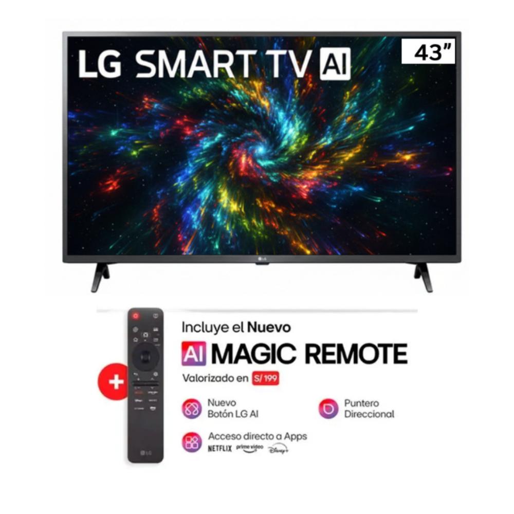 Televisor LG 43 LED FHD THINQ AI SMART - 43LR6000PSA Con Magic 2025