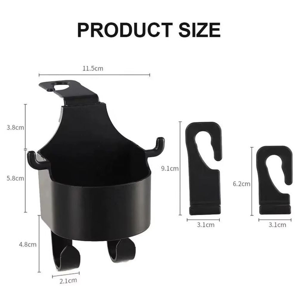 PORTA VASO PARA AUTO X 4UND