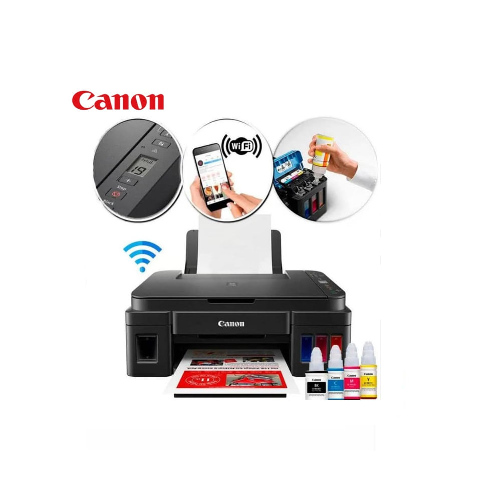 Impresora multifuncional Canon Pixma G3110 inyección de tinta inalámbrica WiFi