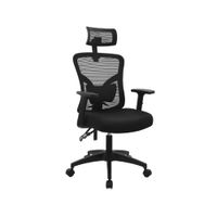 Silla Ergonómica Fone Ultra Presidente Nylon PP Negro Ofideas