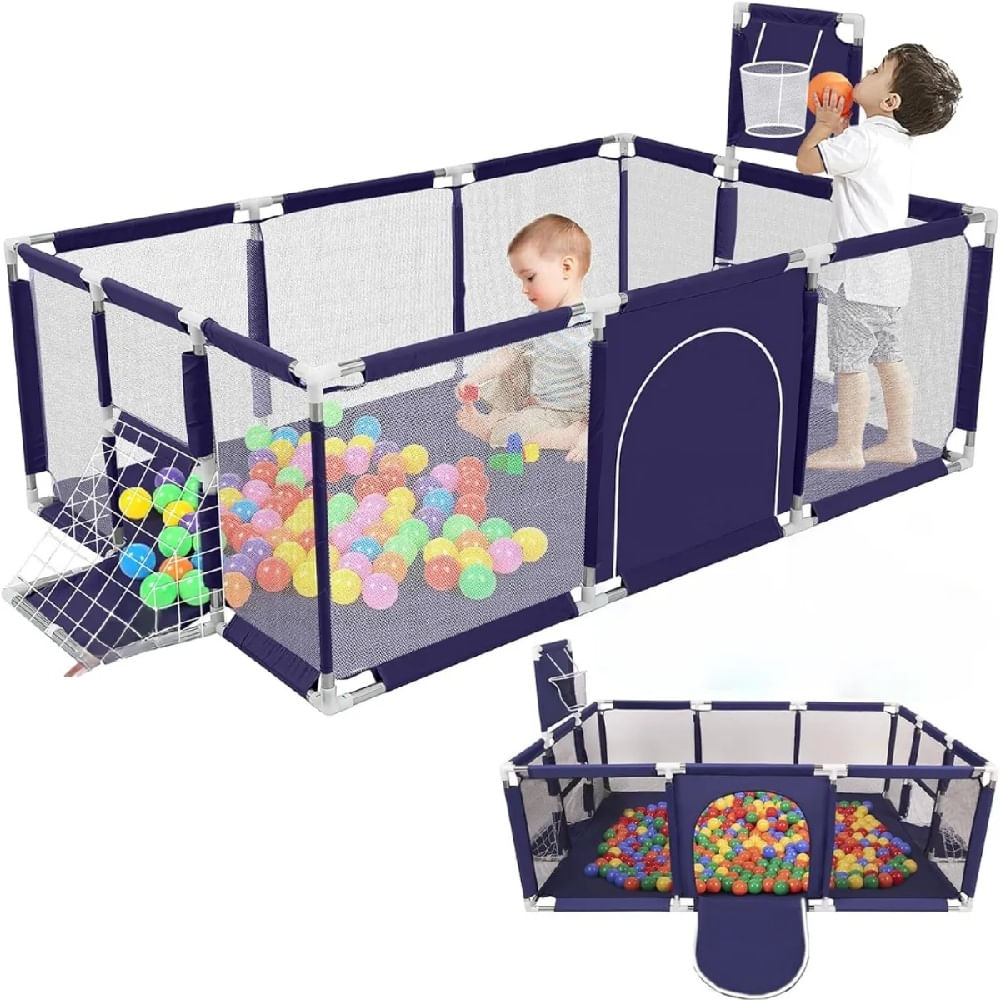 Corral Parque Infantil Pagable 2.30x1.05x1.22cm AZUL