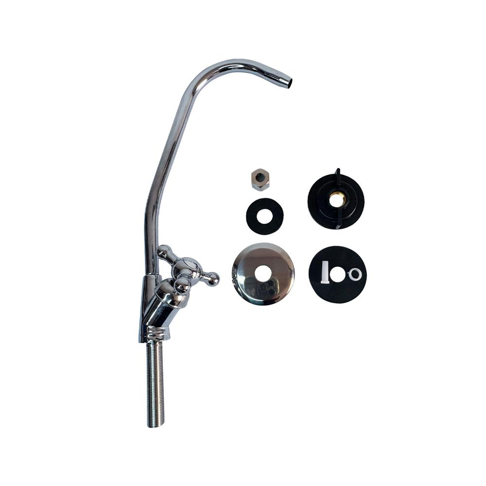 Caño tipo ganso metal cromado modelo GF-02C