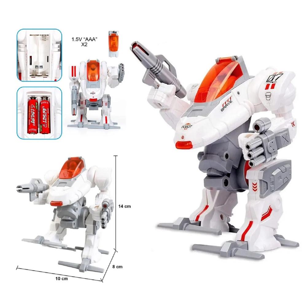 ROBOT ARMABLE PARA NIÑOS GUERRERO CUTE SUNLIGHT