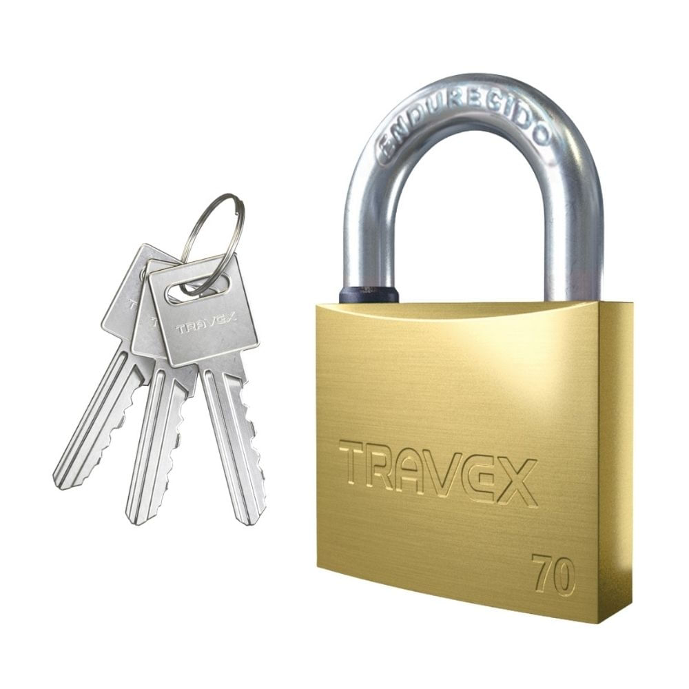 Candado Bronce 70mm Travex