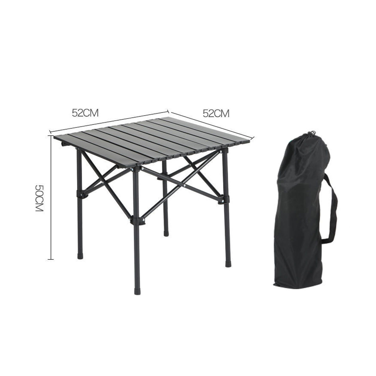 Mesa Plegable Camping Playa 53x50x50 cm