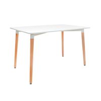 Mesa De Comedor Luigi Blanco 120x80 Cm Ofideas