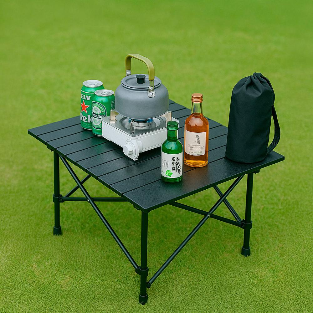 Mesa Armable Camping Playa 53x50x50 cm