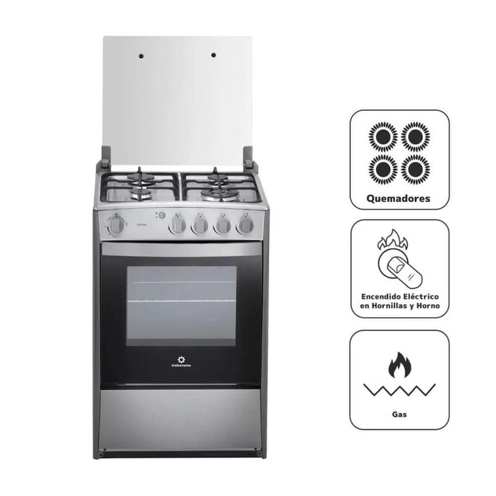 Cocina 4 Hornillas Croma Indurama OLVERA QZ CROMA Croma Cocina 4 Hornillas Croma Indurama OLVERA QZ CROMA Croma