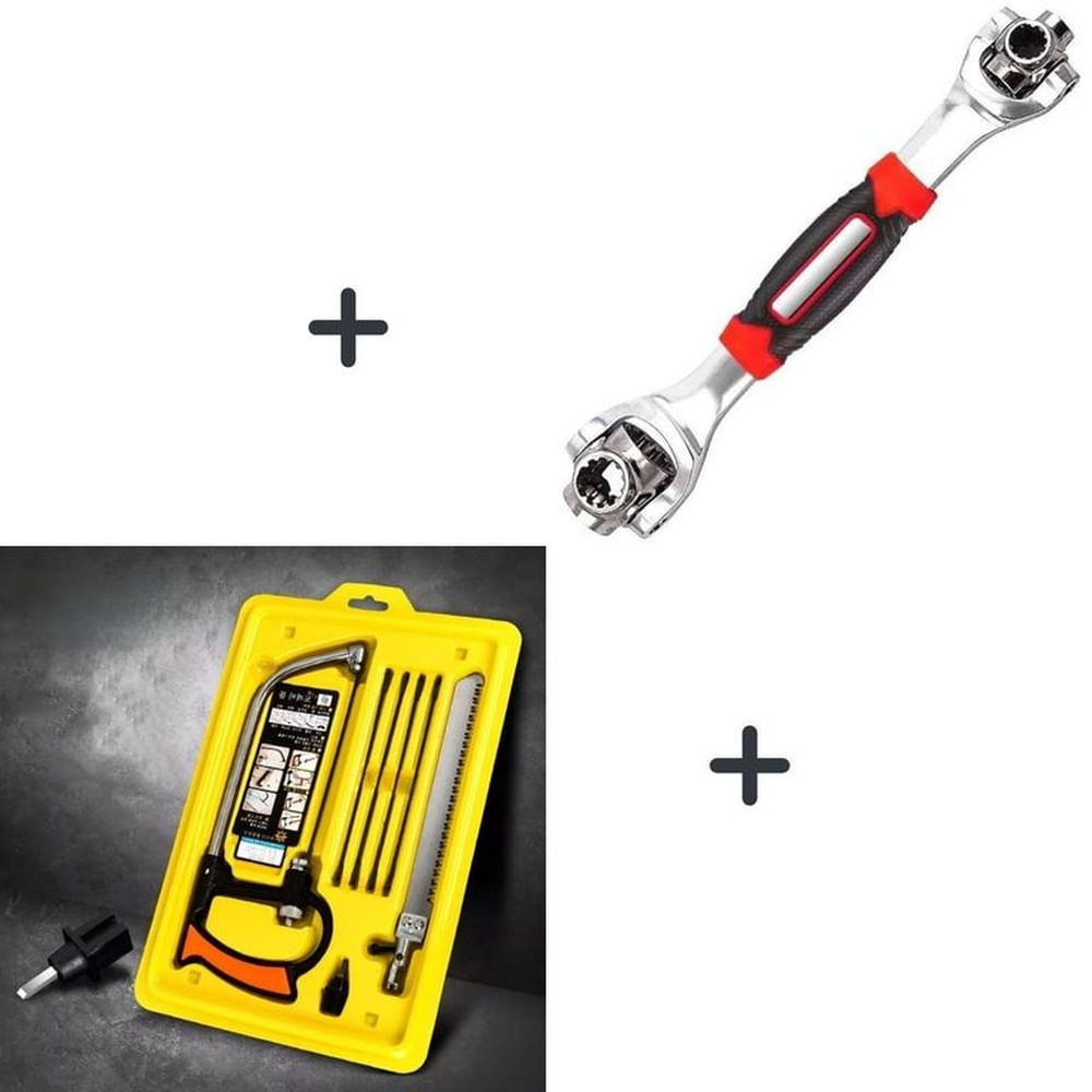 La Sierra Multiuso 8 en 1 + Llave 48 en 1 Plomo La Sierra Multiuso 8 en 1 + Llave 48 en 1 Plomo