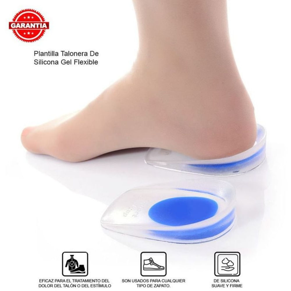 Plantilla Talonera de Silicona Gel para Espolón Calcáneo