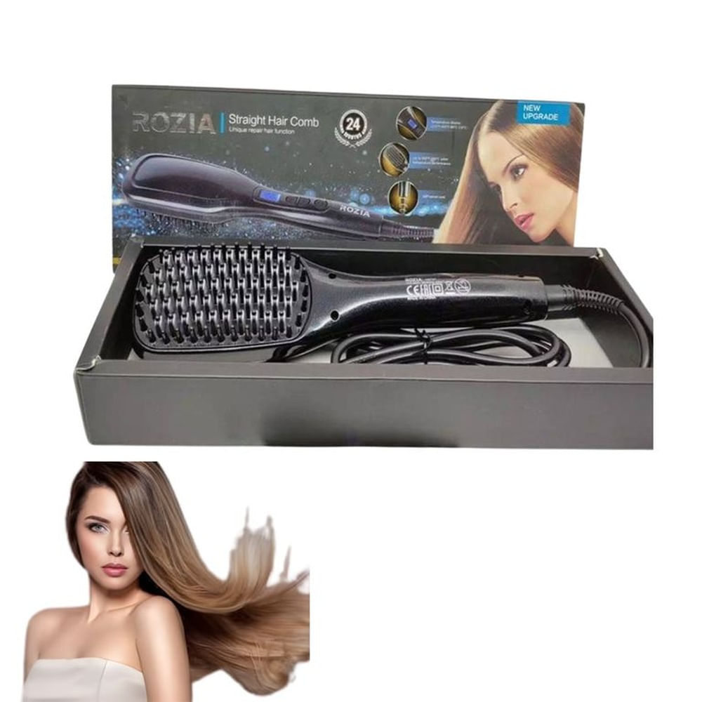 Cepillo Alizador Termico Rozia Negro Cepillo Alizador Termico Rozia Negro
