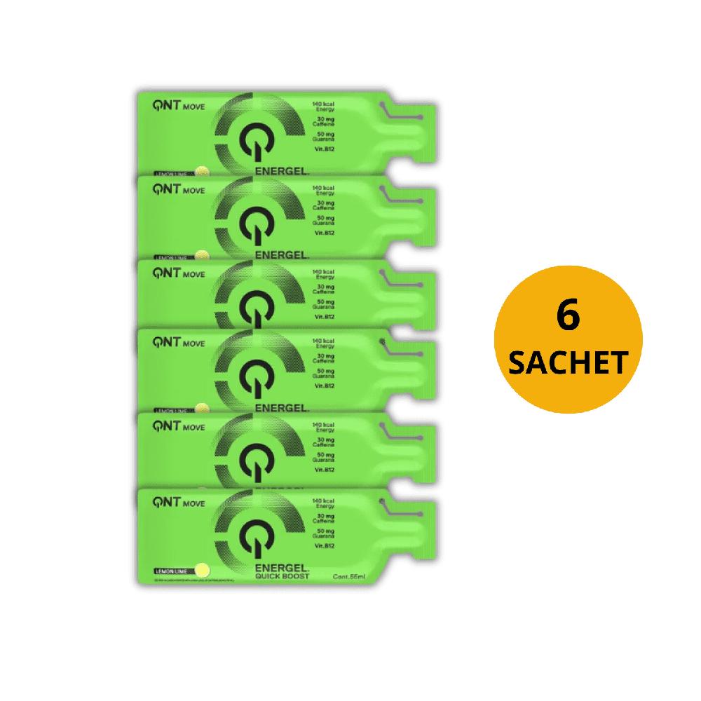 Pack X 6 Sachet Geles Energel 55ml Qnt