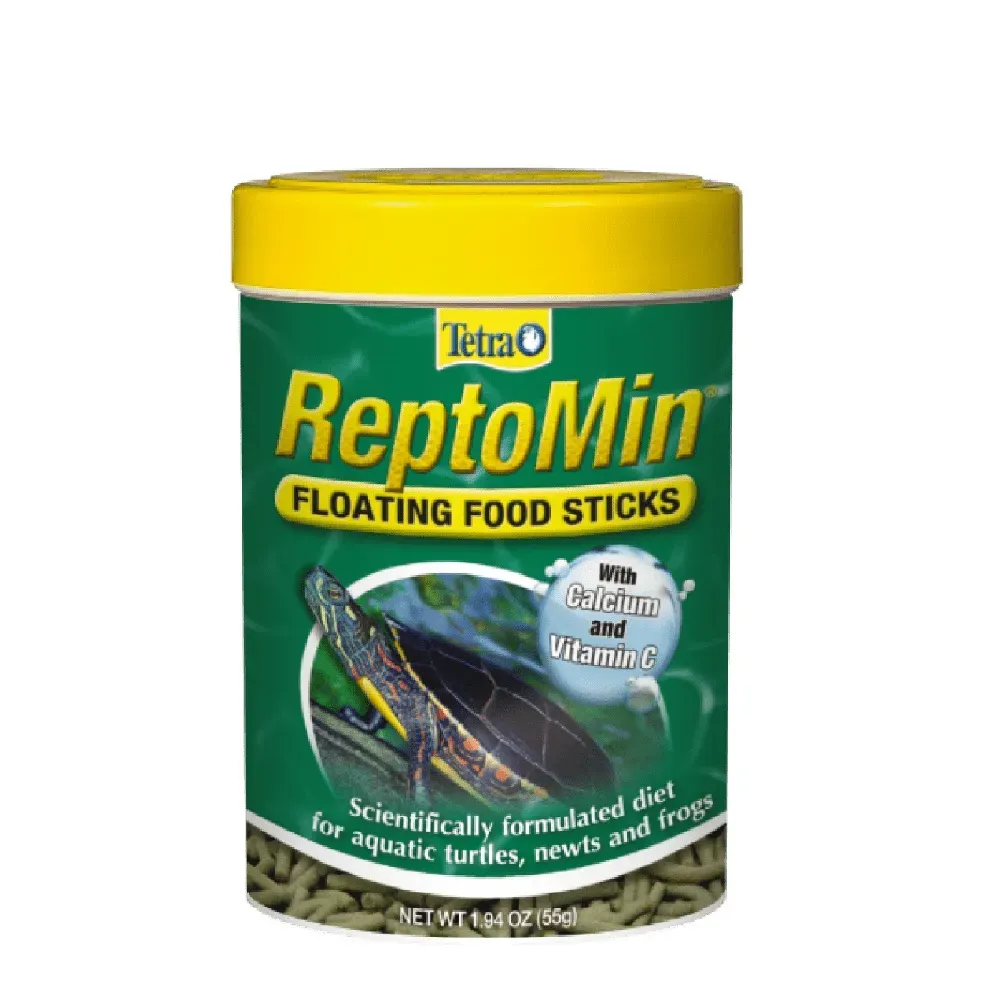 Tetra Repto Min Floating Food Sticks 55 g - Palitos Flotantes para Anfibios y Reptiles Acuáticos