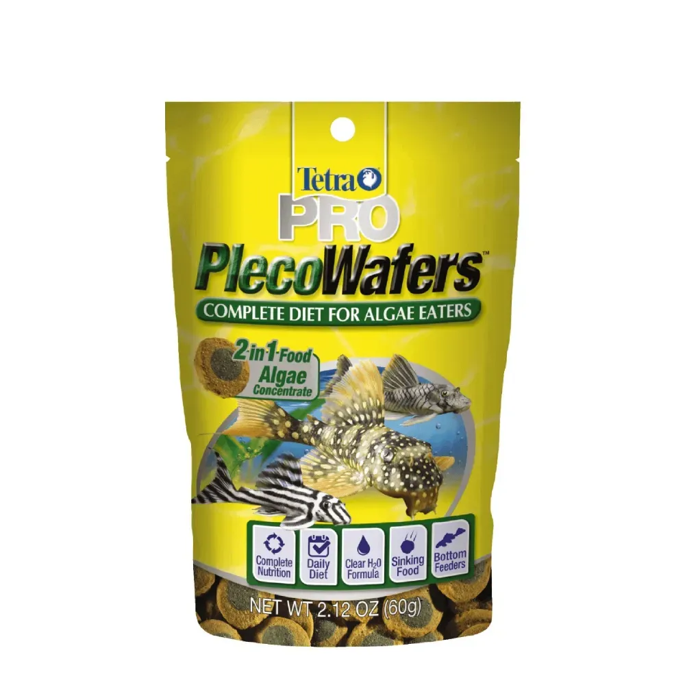 Tetra Pro Pleco Wafers 60 g - Alimento para Peces de Fondo