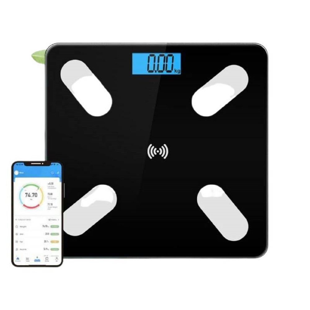 Balanza Smart Negro Hasta 160 Kg Balanza Smart Negro Hasta 160 Kg