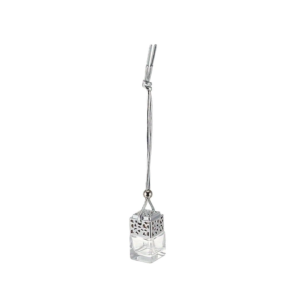 AMBIENTADOR COLGANTE VIDRIO PARA AUTO ACEITE AROMATERAPIA 5 ML PLATA AMBIENTADOR COLGANTE VIDRIO PARA AUTO ACEITE AROMATERAPIA 5 ML PLATA