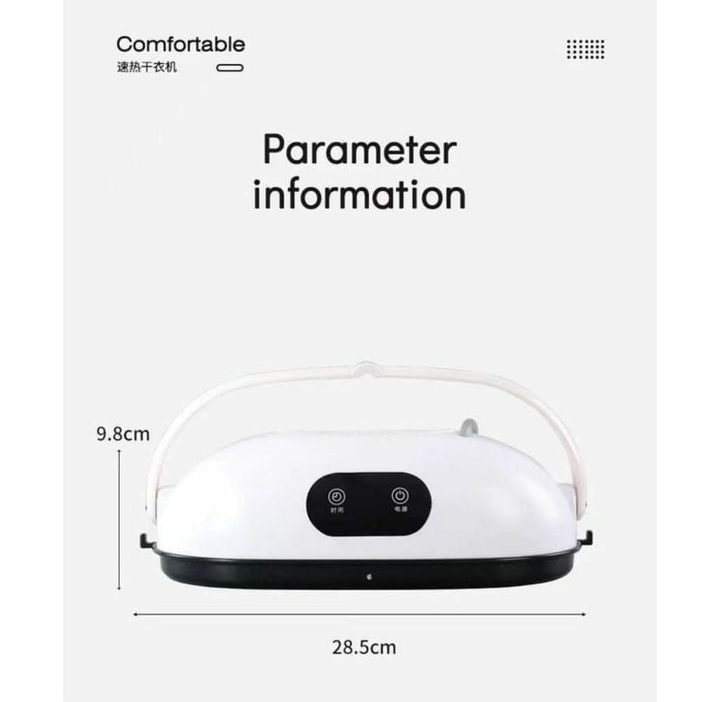 Secadora De Ropa Portátil Eléctrica Blanco Secadora De Ropa Portátil Eléctrica Blanco