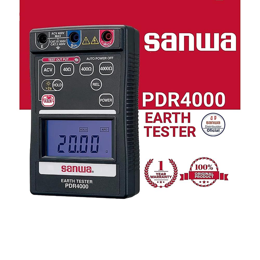 MULTOMETRO DIGITAL TELUROMETRO PDR4000 MULTOMETRO DIGITAL TELUROMETRO PDR4000
