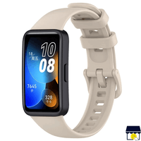 Correa de silicona para Huawei Band 8  9  10 Beige