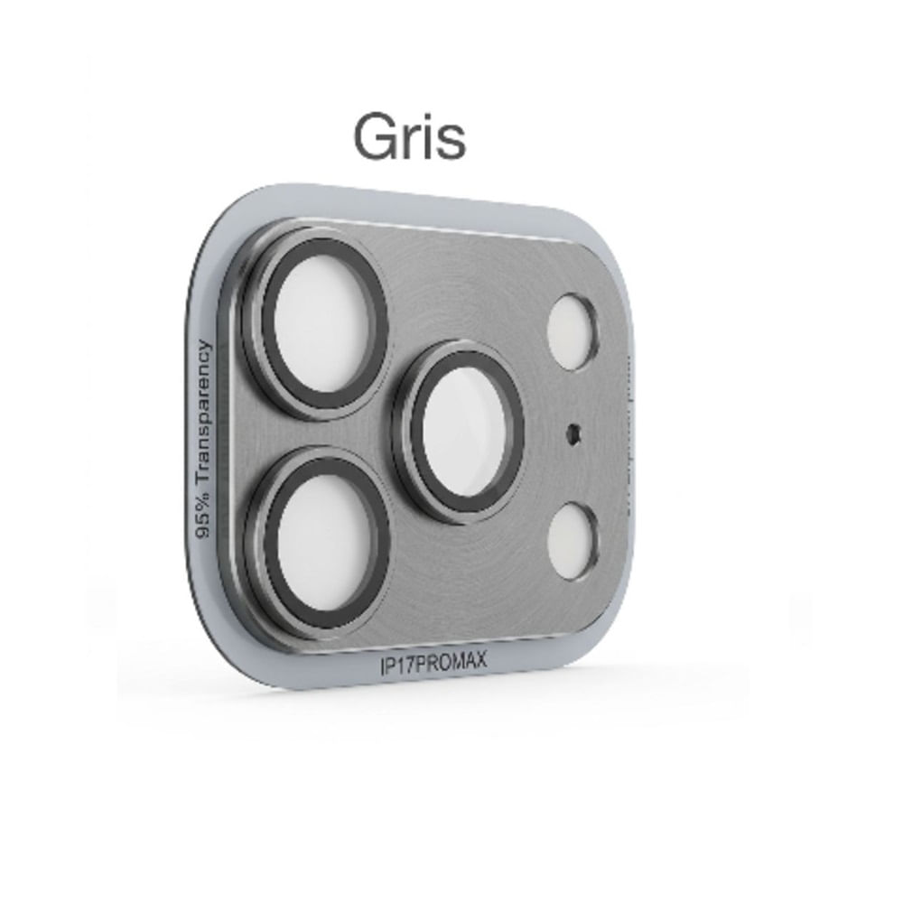 Micas Protector de Camara para Iphone 17 Pro - GRIS Micas Protector de Camara para Iphone 17 Pro - GRIS