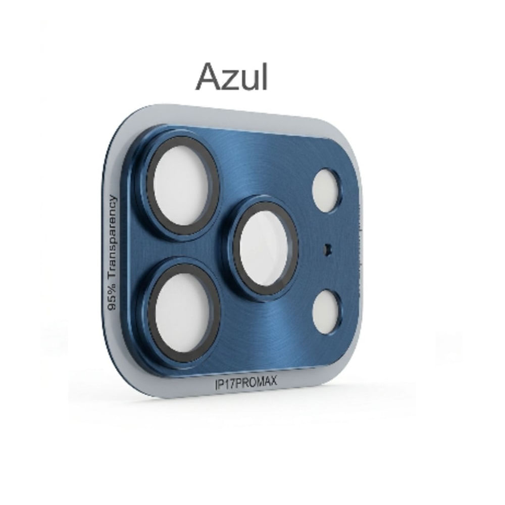 Micas Protector de Camara para Iphone 17 Pro Max - AZUL