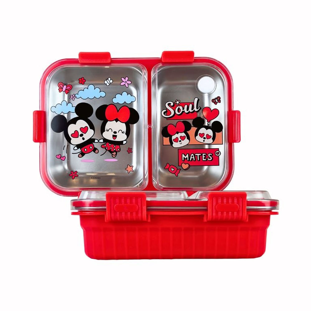 Táper Térmico TSUM TSUM Acero Inoxidable 2 Divisiones Táper Térmico TSUM TSUM Acero Inoxidable 2 Divisiones