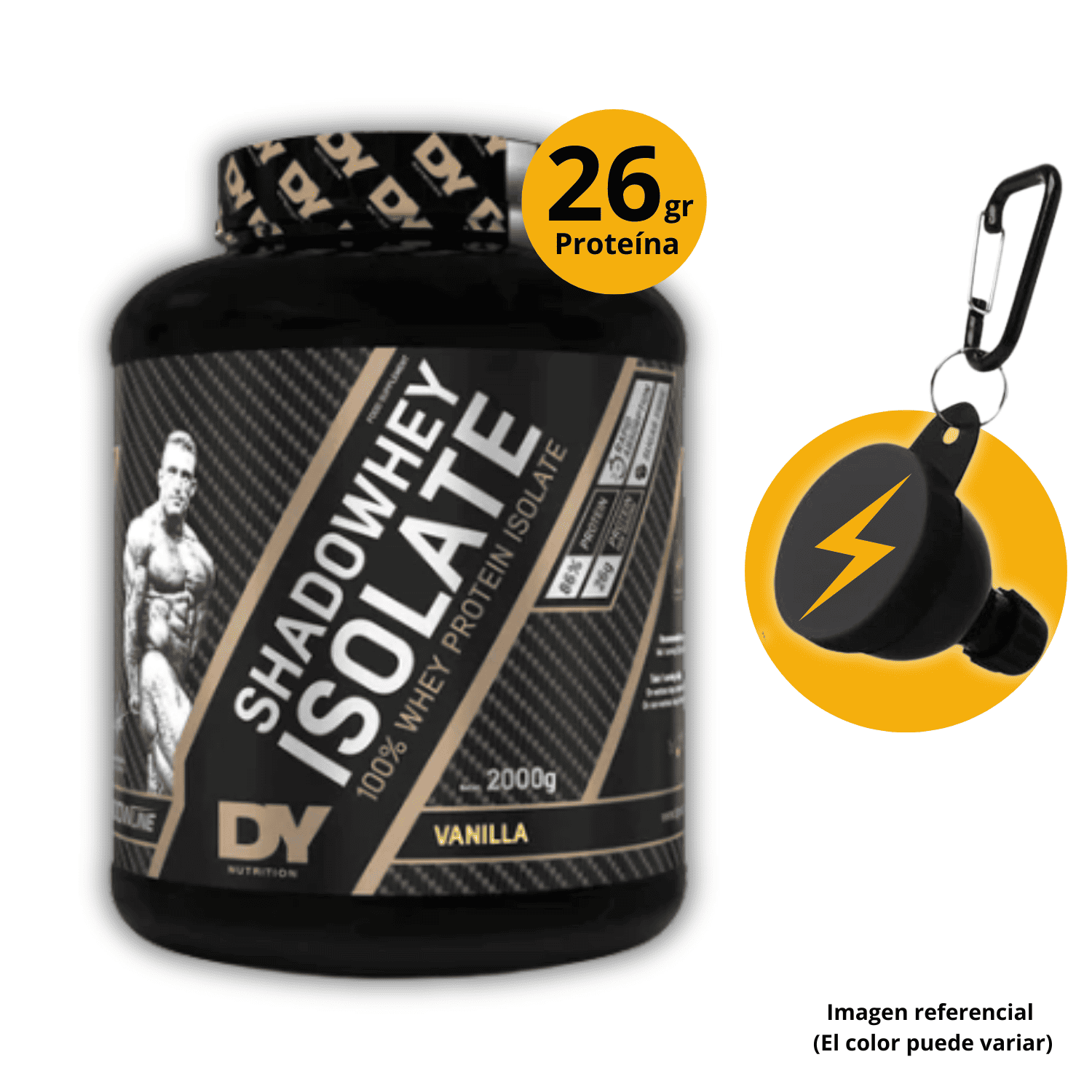 Proteína Shadowhey isolate 2kg vainilla Dorian Yates - portasuplementos