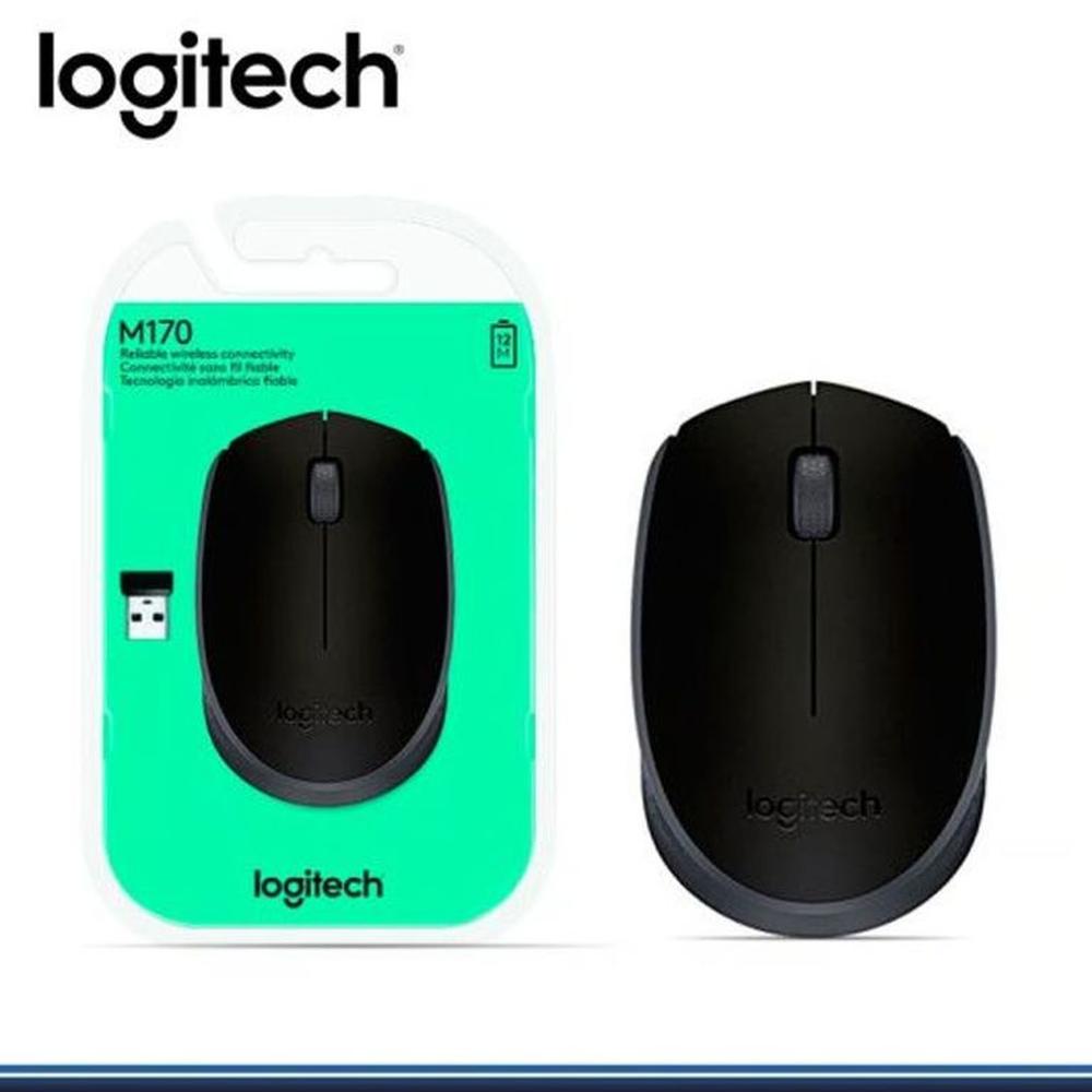 MOUSE LOGITECH M170 WIRELESS BLACK