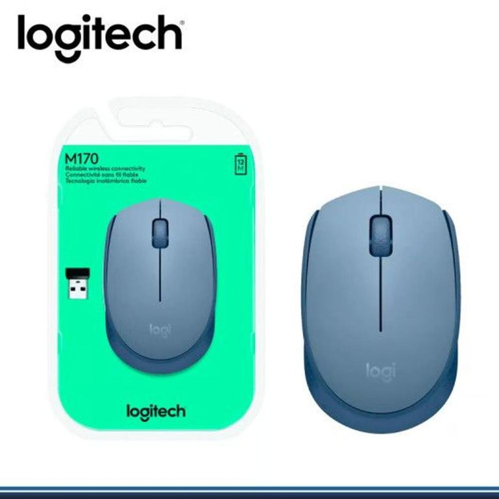 MOUSE LOGITECH M170 WIRELESS BLUE GRAY MOUSE LOGITECH M170 WIRELESS BLUE GRAY