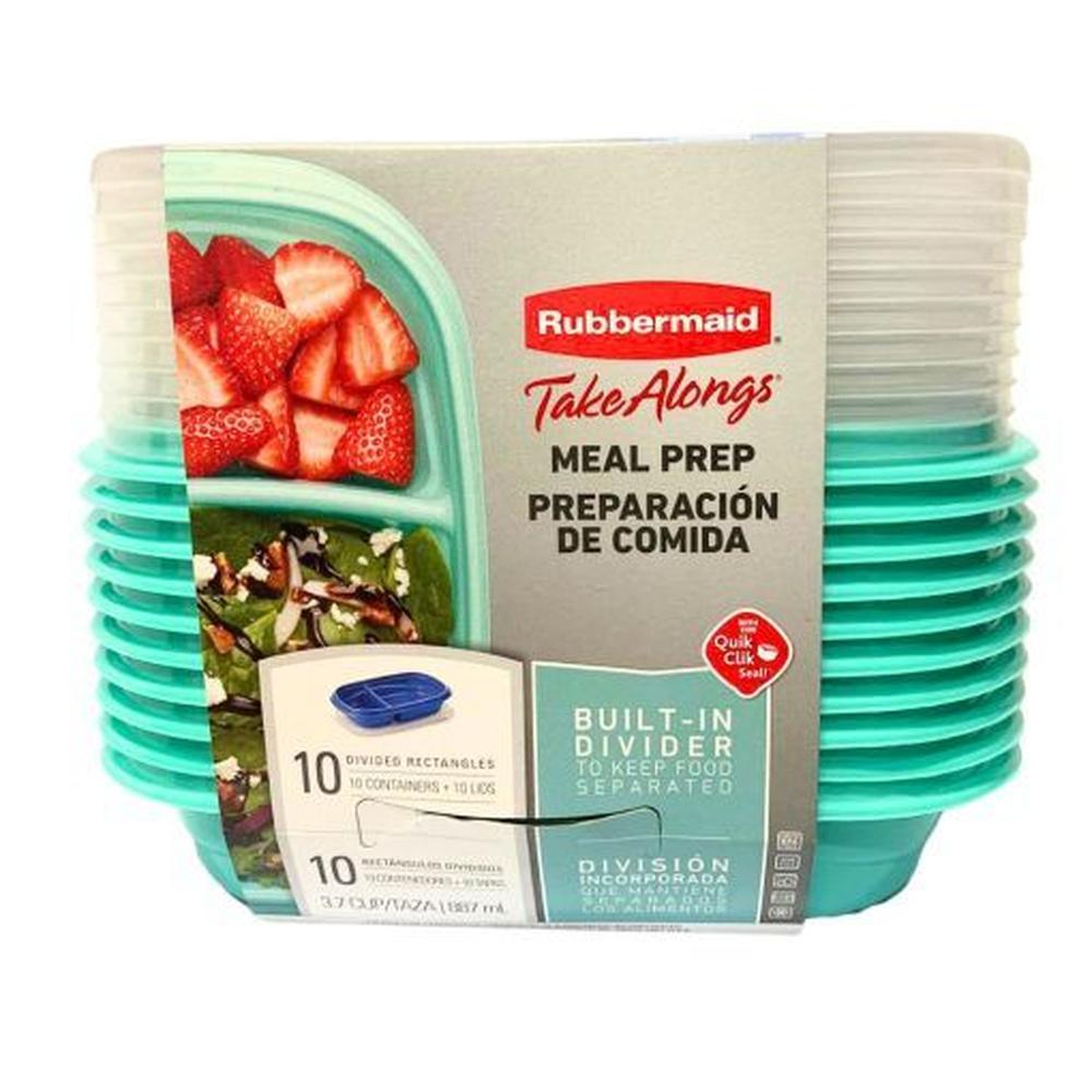 10 Recipientes con 946ml Rubbermaid 2141748 10 Recipientes con 946ml Rubbermaid 2141748