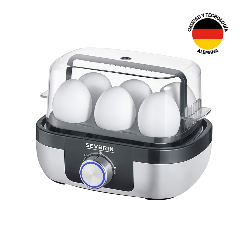 Cocedor de Huevos Severin EK-3169 de Acero Inoxidable Multiuso