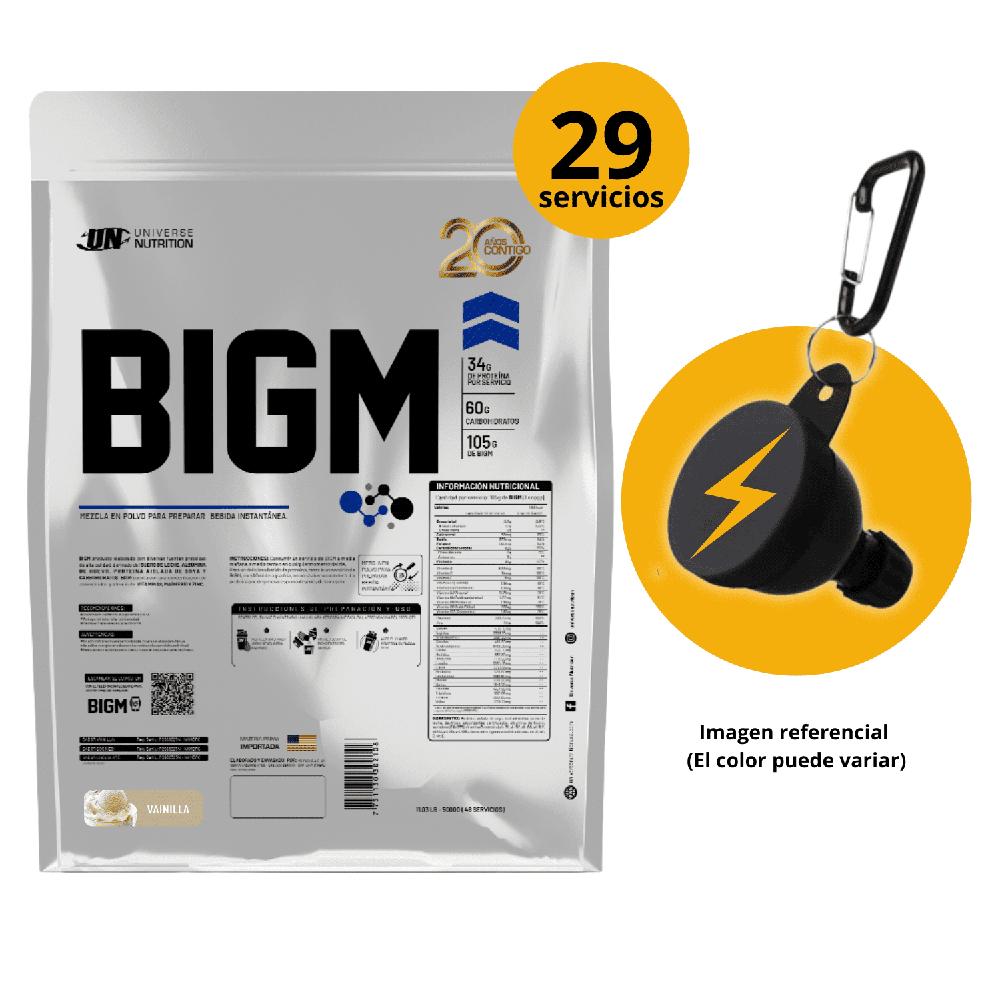 BigM 3kg Vainilla Ganador de masa Universe Nutrition - Portasuplementos